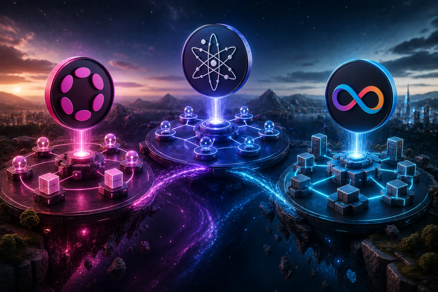 Polkadot vs Cosmos vs Internet Computer: guia honesto 2026