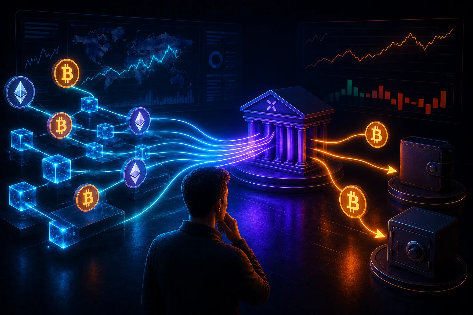 Cómo interpretar los flujos on-chain y la posición neta de exchanges