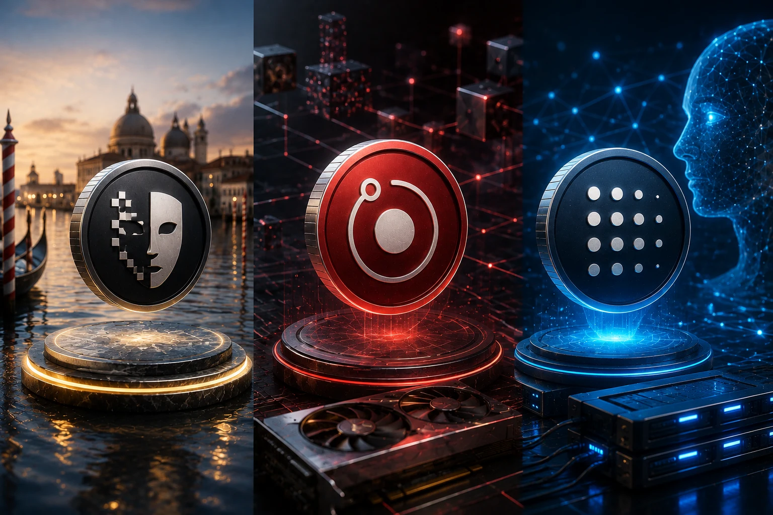 Venice VVV vs Render RENDER vs FET : tokens d’IA décentralisée