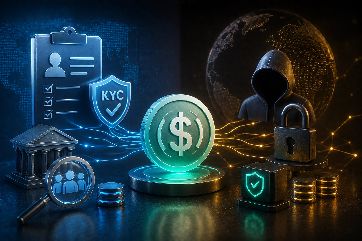 Stablecoin KYC, AML, and Privacy: What Stays Anonymous