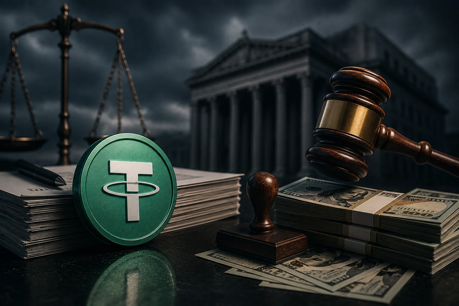 Historial de multas de Tether: registro cronológico completo