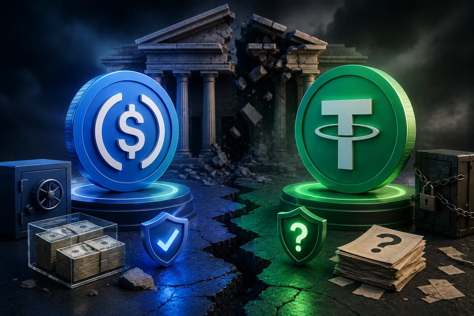 USDC ve USDT: İhraççı İflas Ederse Ne Olur?