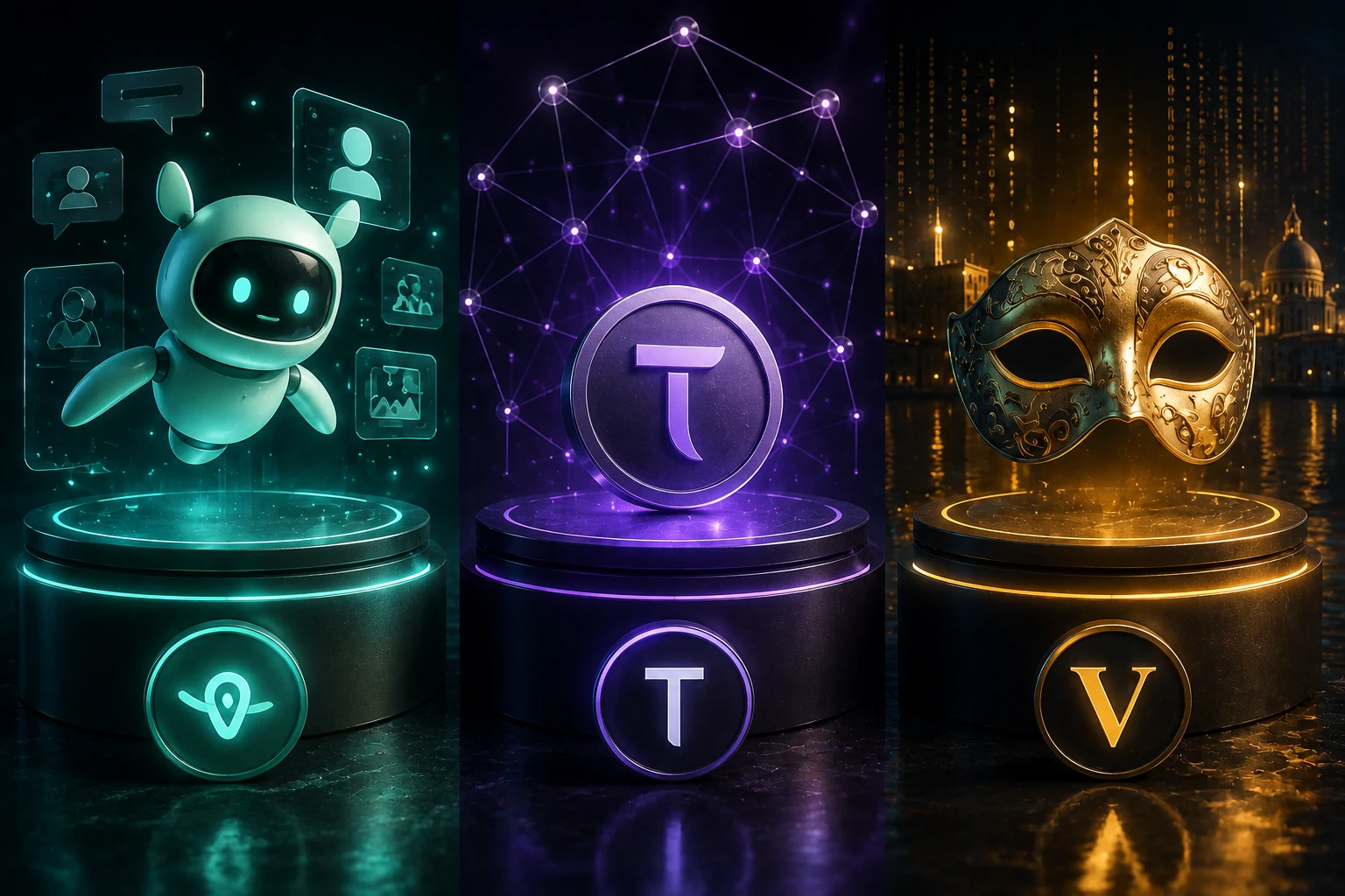 Virtuals, Bittensor ve Venice AI: Üç Token Tezi