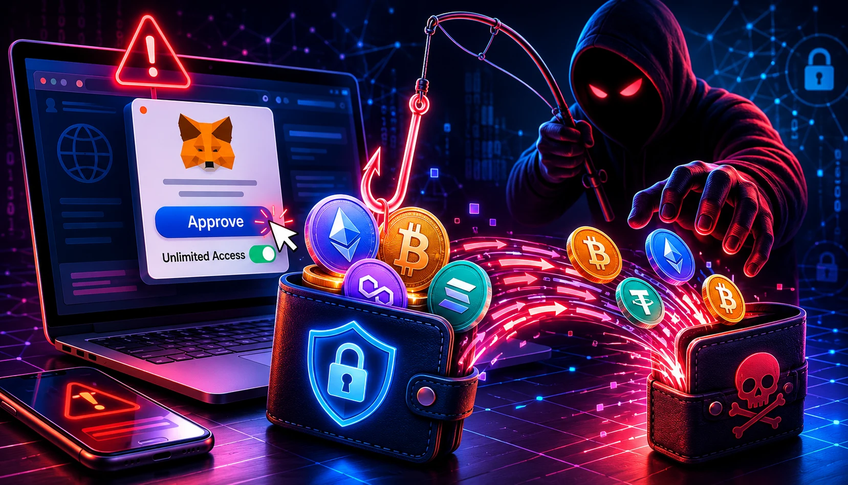 What Is a Wallet Drainer? Approval Phishing Explained