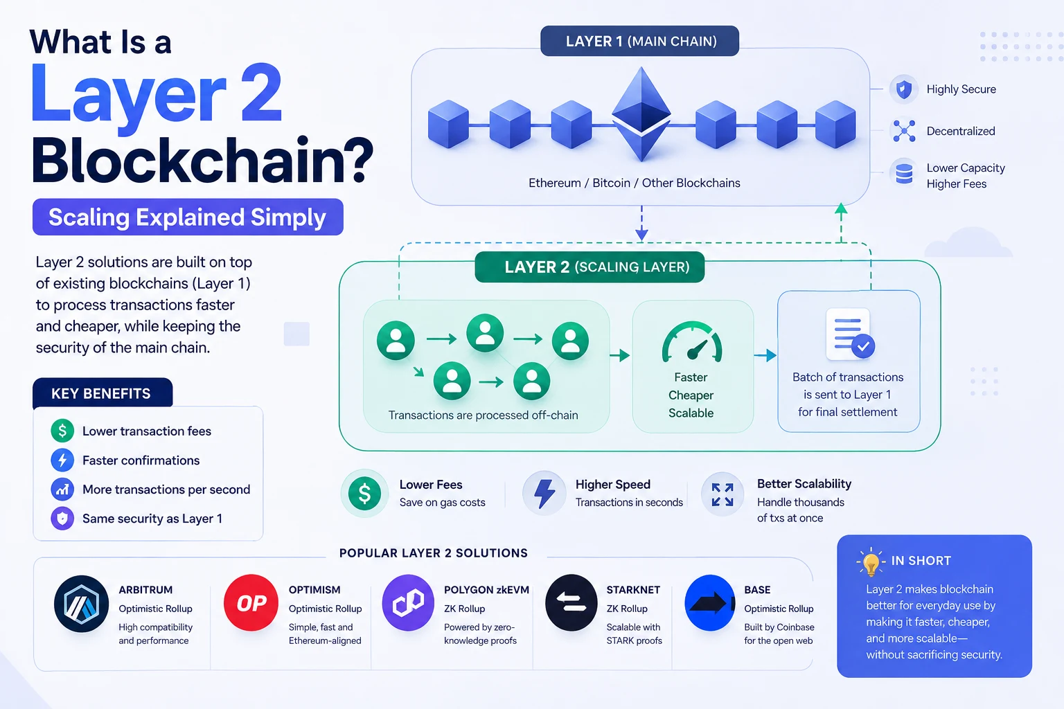 What Is a Layer 2 Blockchain? Scaling Explained Simply