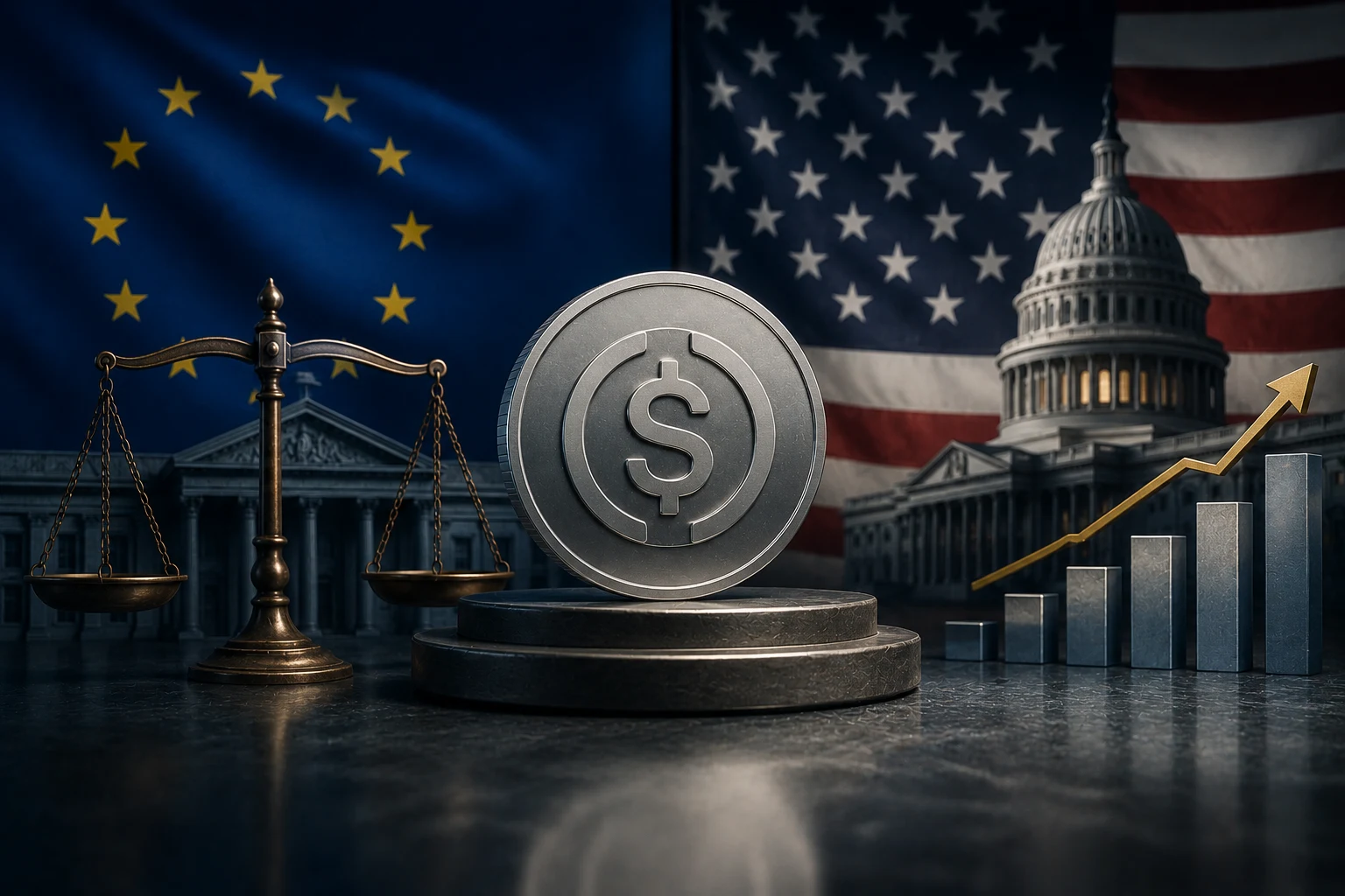 Stablecoin-Zinsregeln unter MiCA und dem GENIUS Act