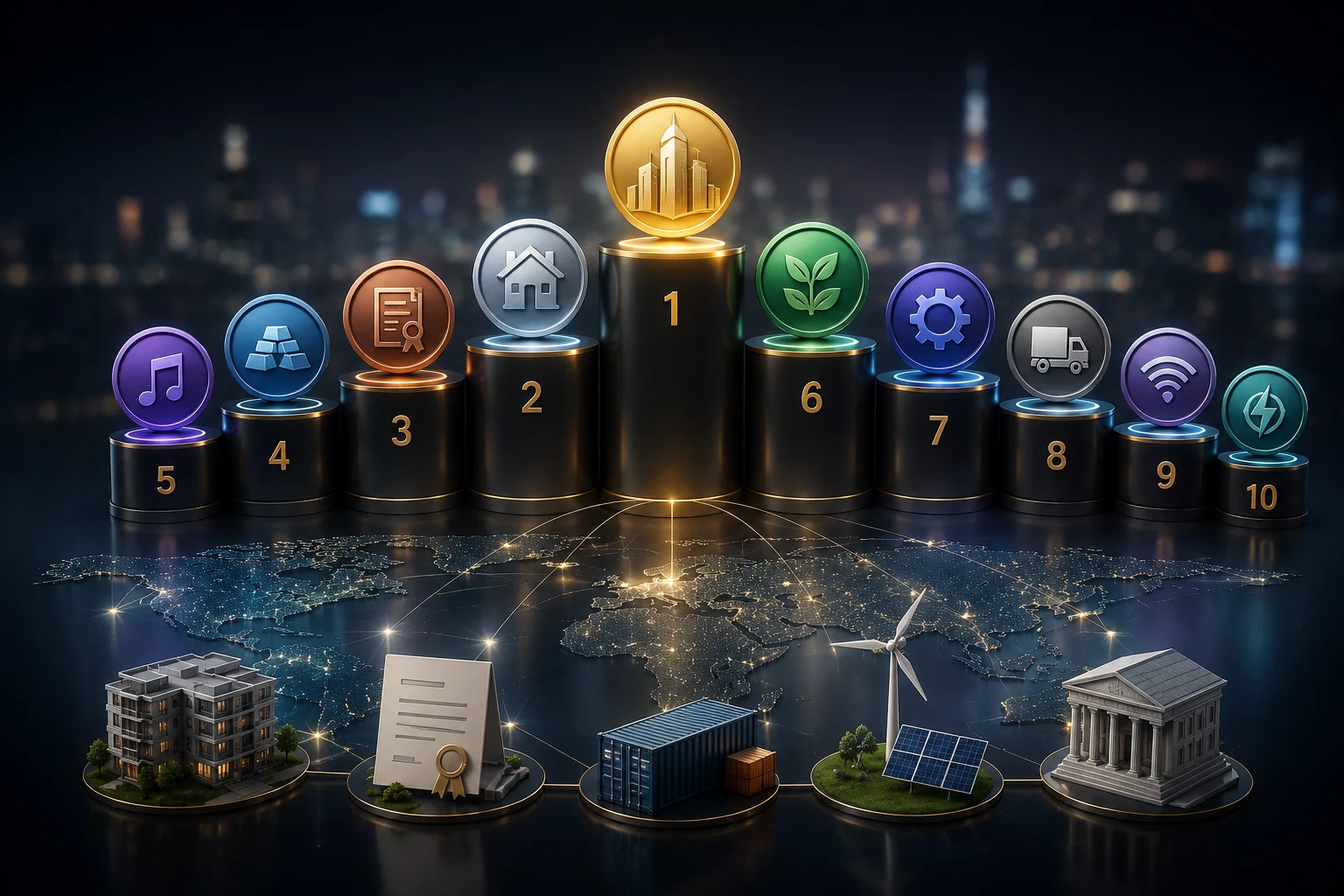 Top 10 RWA-Token nach realer Weltmarktdurchdringung 2026