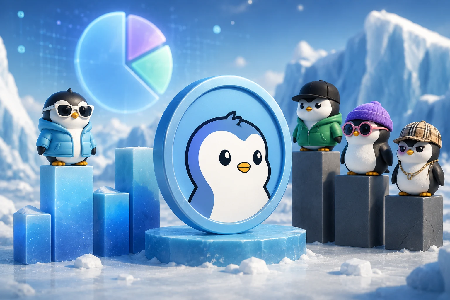 PENGU Tokenomics: Pudgy Penguins Token im PFP-Vergleich