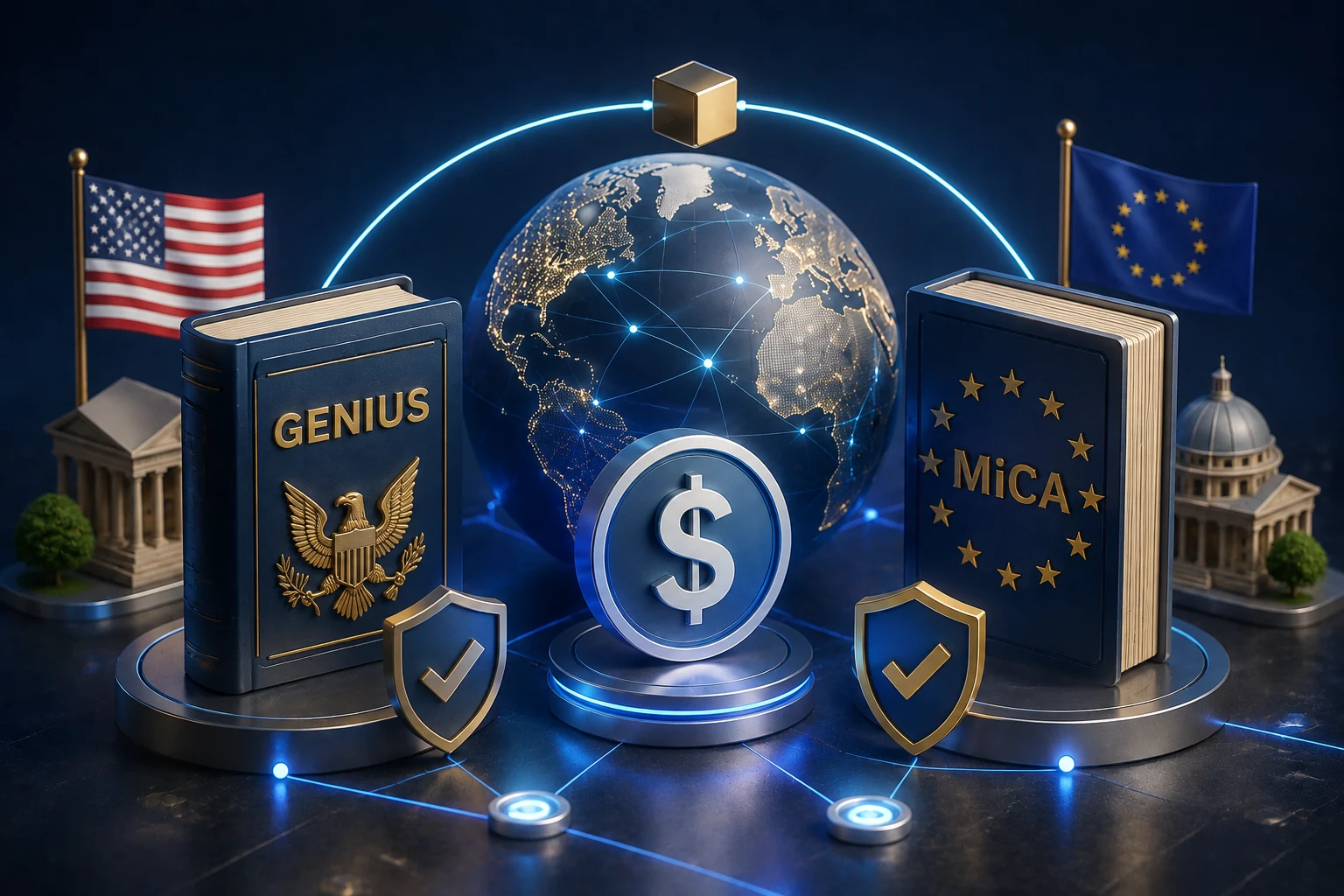 Cross-Border Stablecoin Compliance Under GENIUS and MiCA