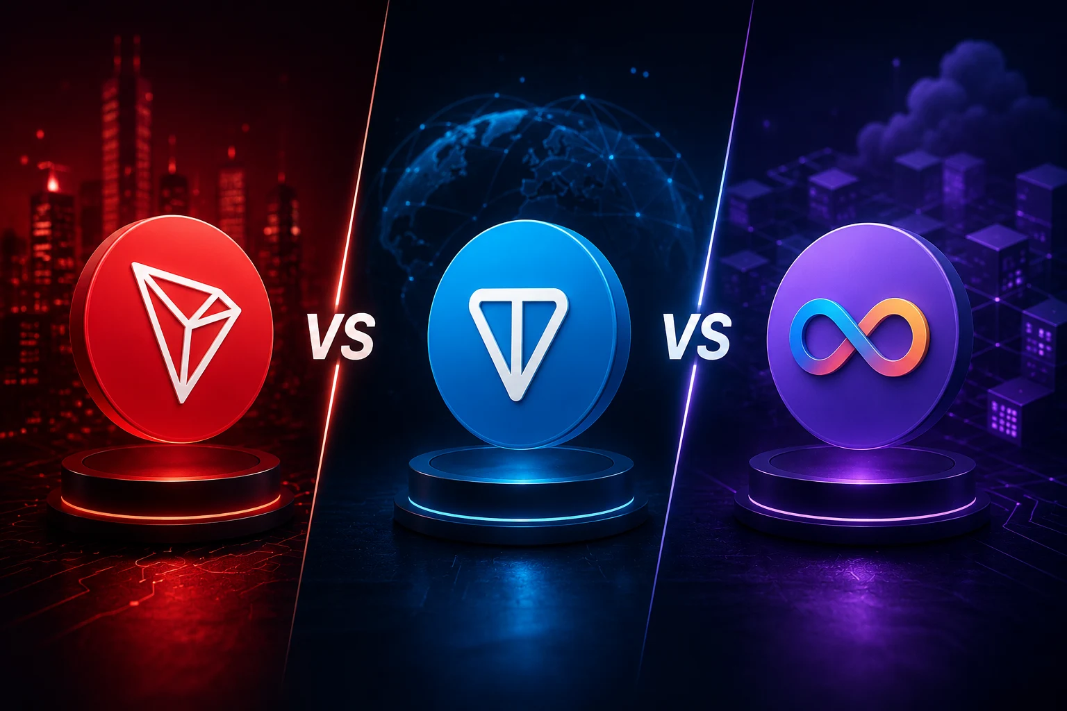 TRX vs TON vs ICP: ¿Qué cadena de utilidad tiene demanda real?