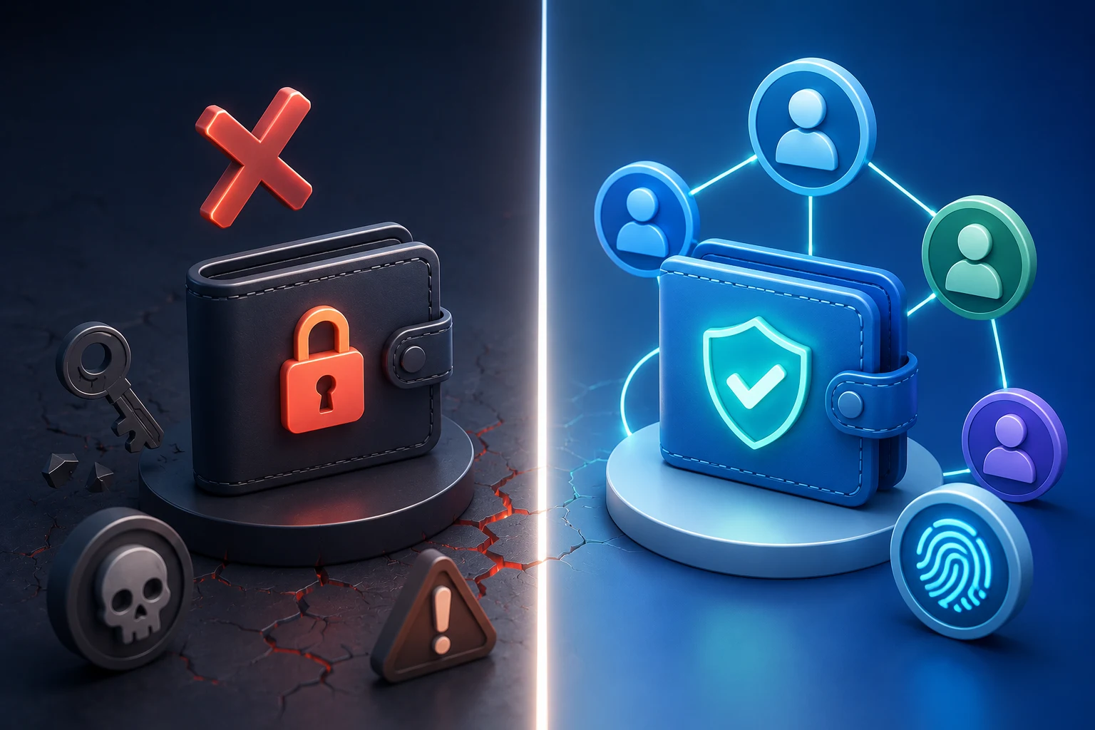 Récupération de compte smart wallet : sécurité vs EOA
