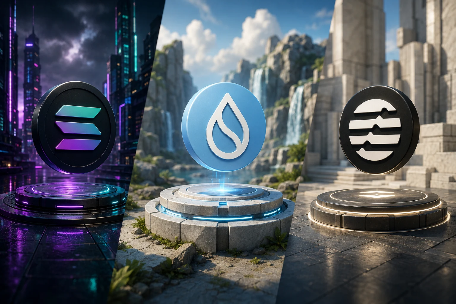 Solana vs Sui vs Aptos pour les tokens IA : comparatif honnête