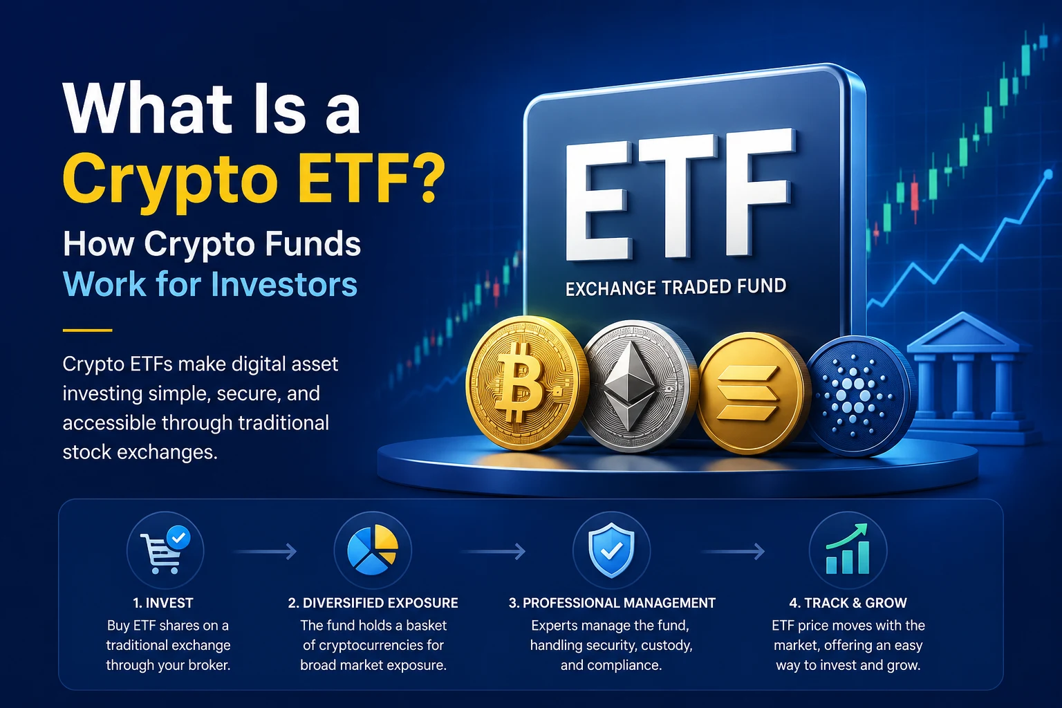 Qué es un ETF de cripto y cómo funcionan para los inversores