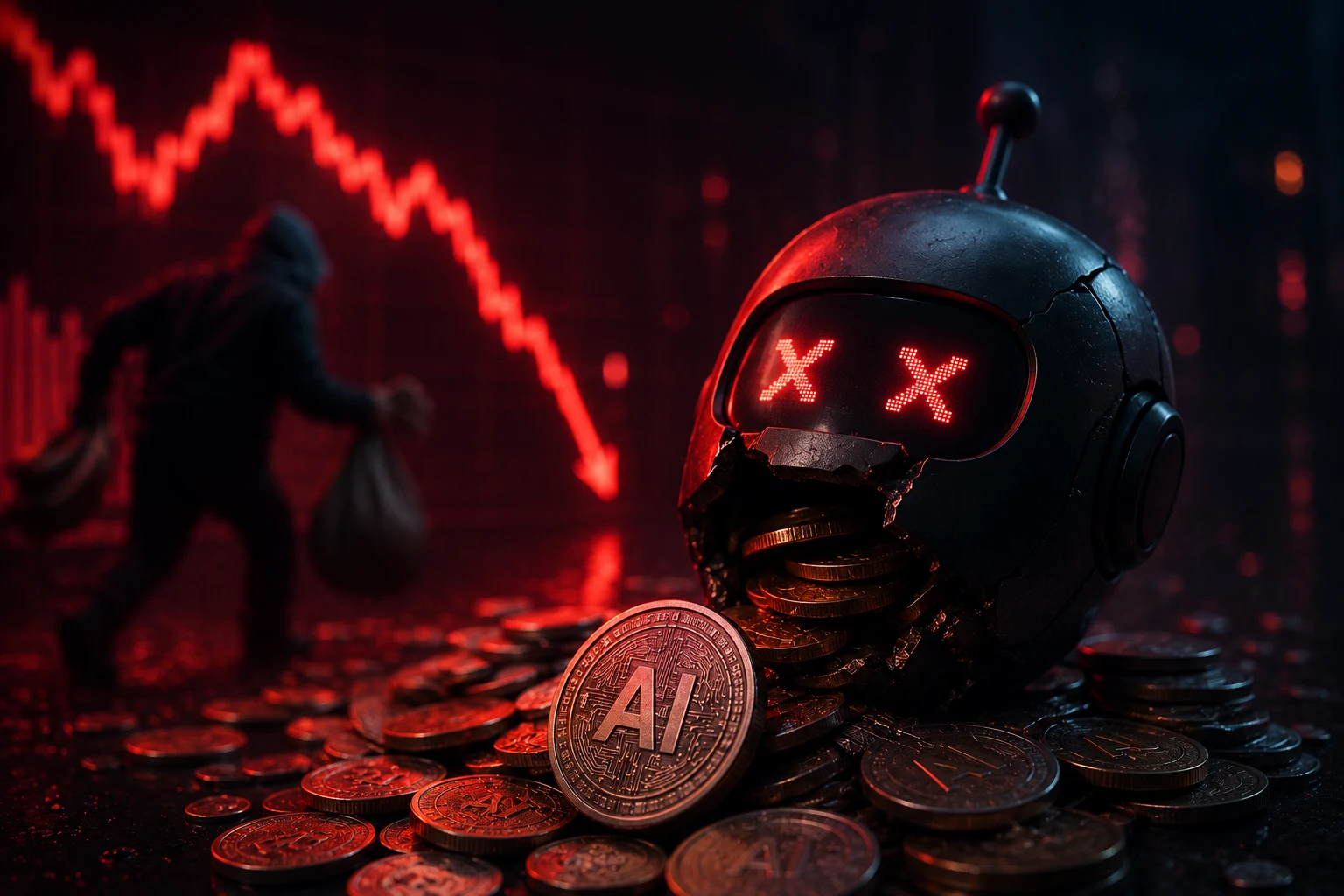 Rug pulls de monedas IA: señales de alerta antes de comprar