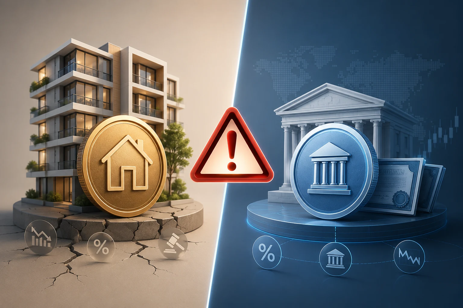 Tokenized Real Estate vs Tokenized Treasuries: The Risks