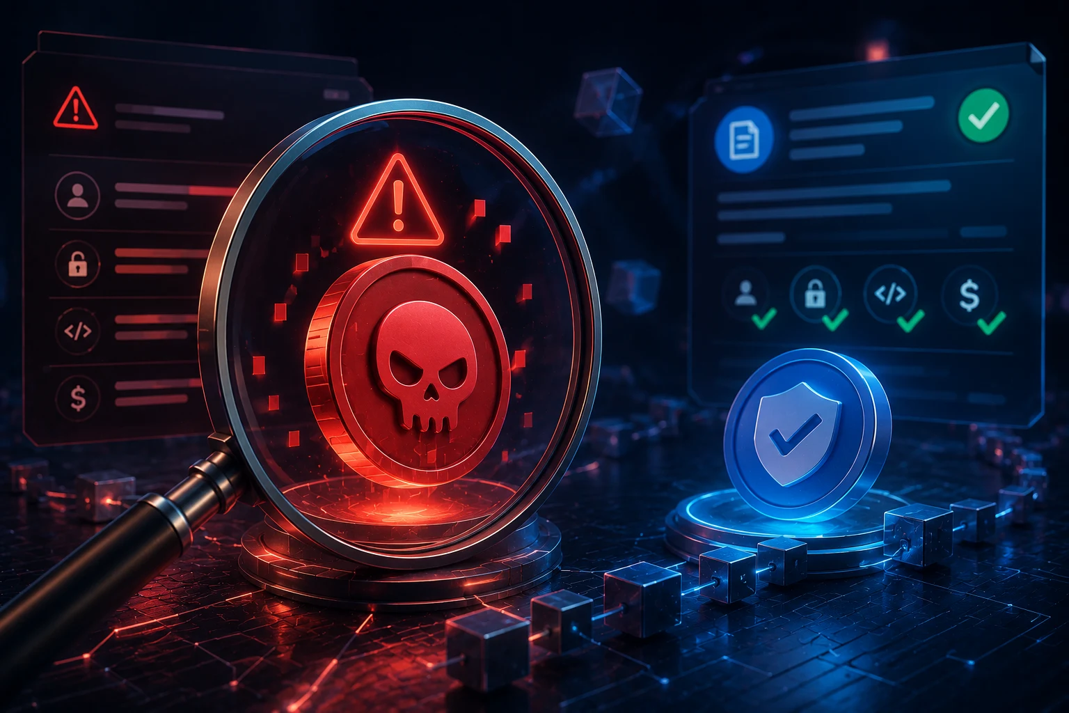 Gefälschte Token-Verträge auf einem Block-Explorer erkennen