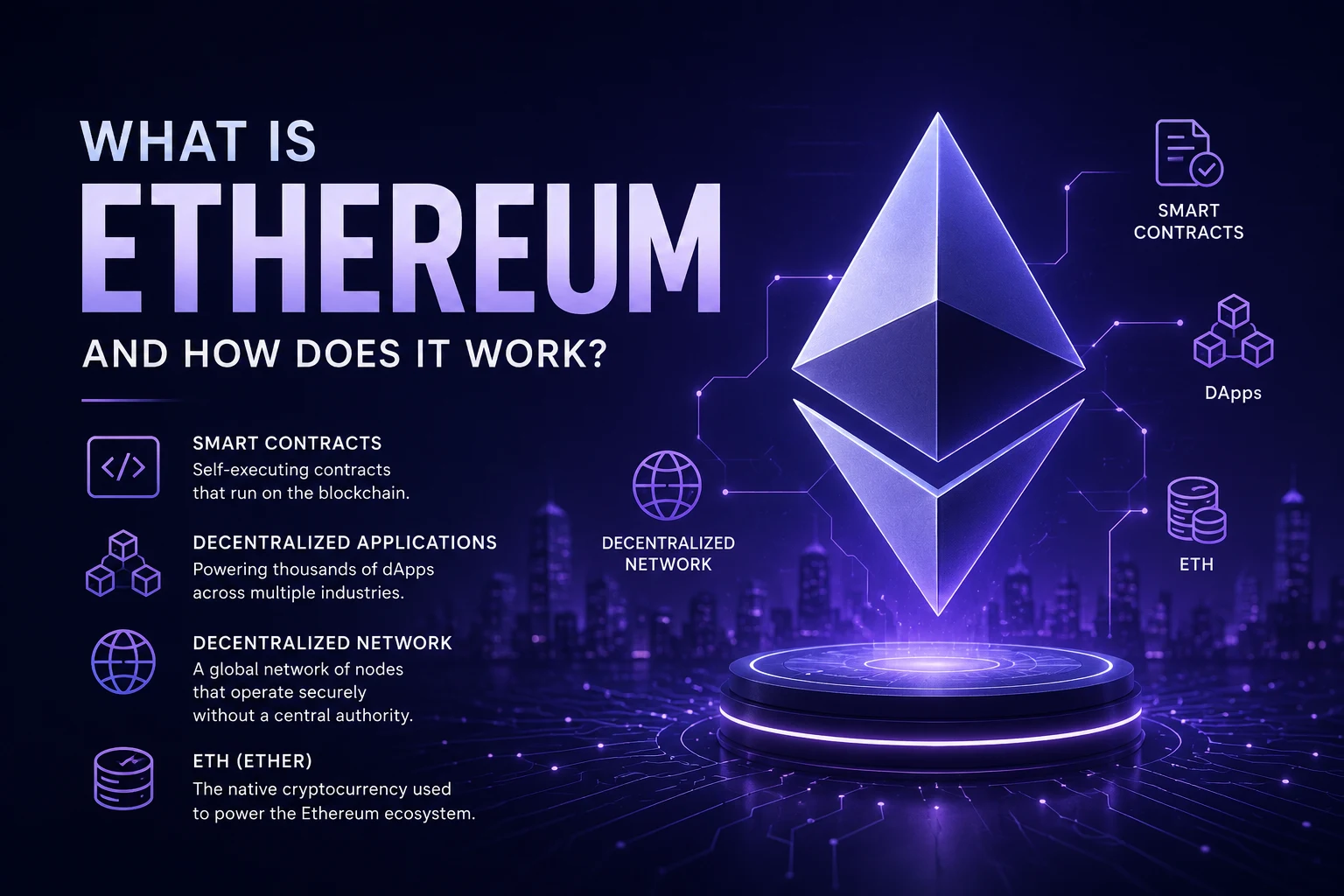O que é a Ethereum? Como funciona? Guia completa para iniciantes (2026)