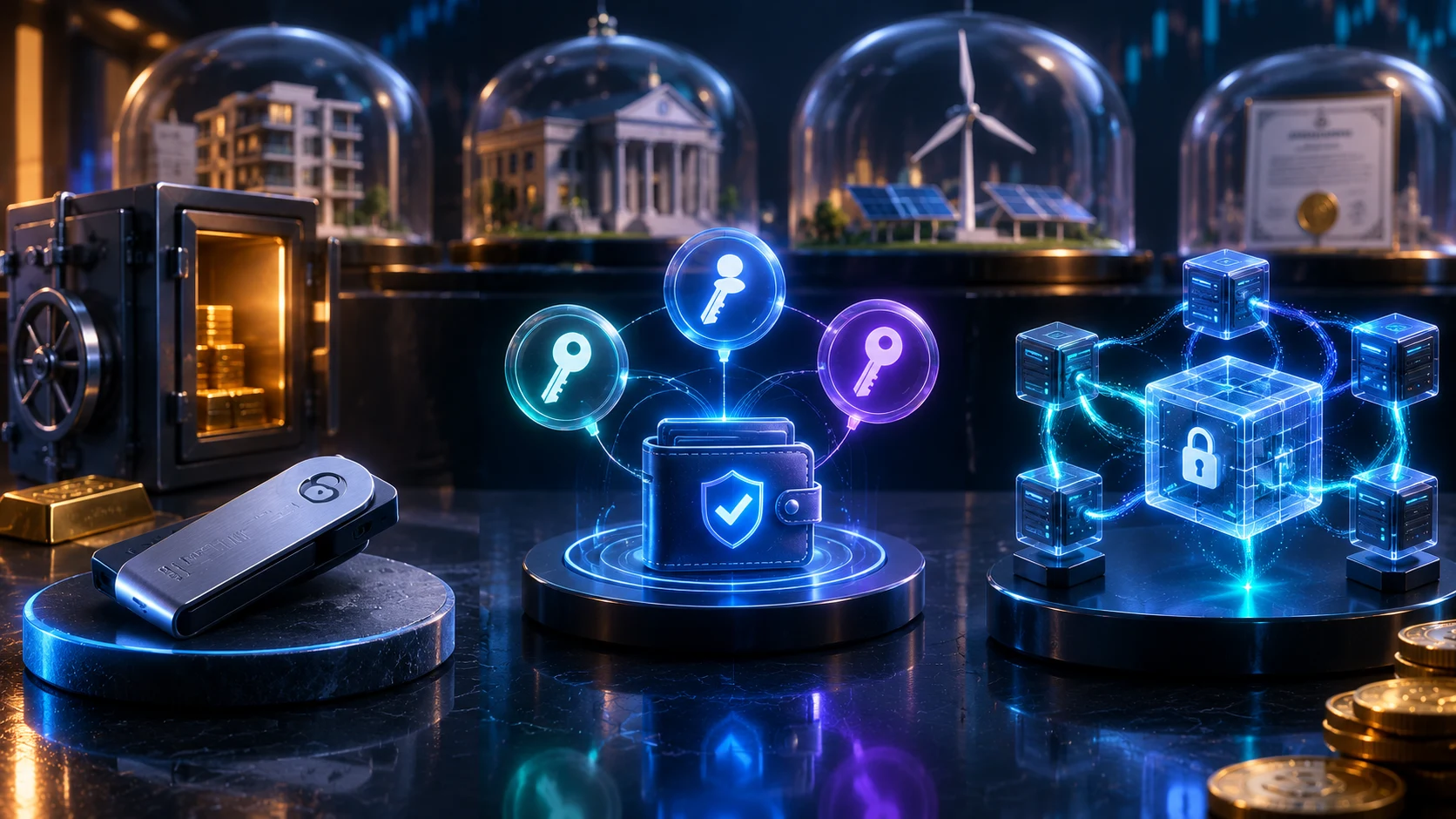 Stockage à froid vs multisig vs MPC pour RWA tokenisés