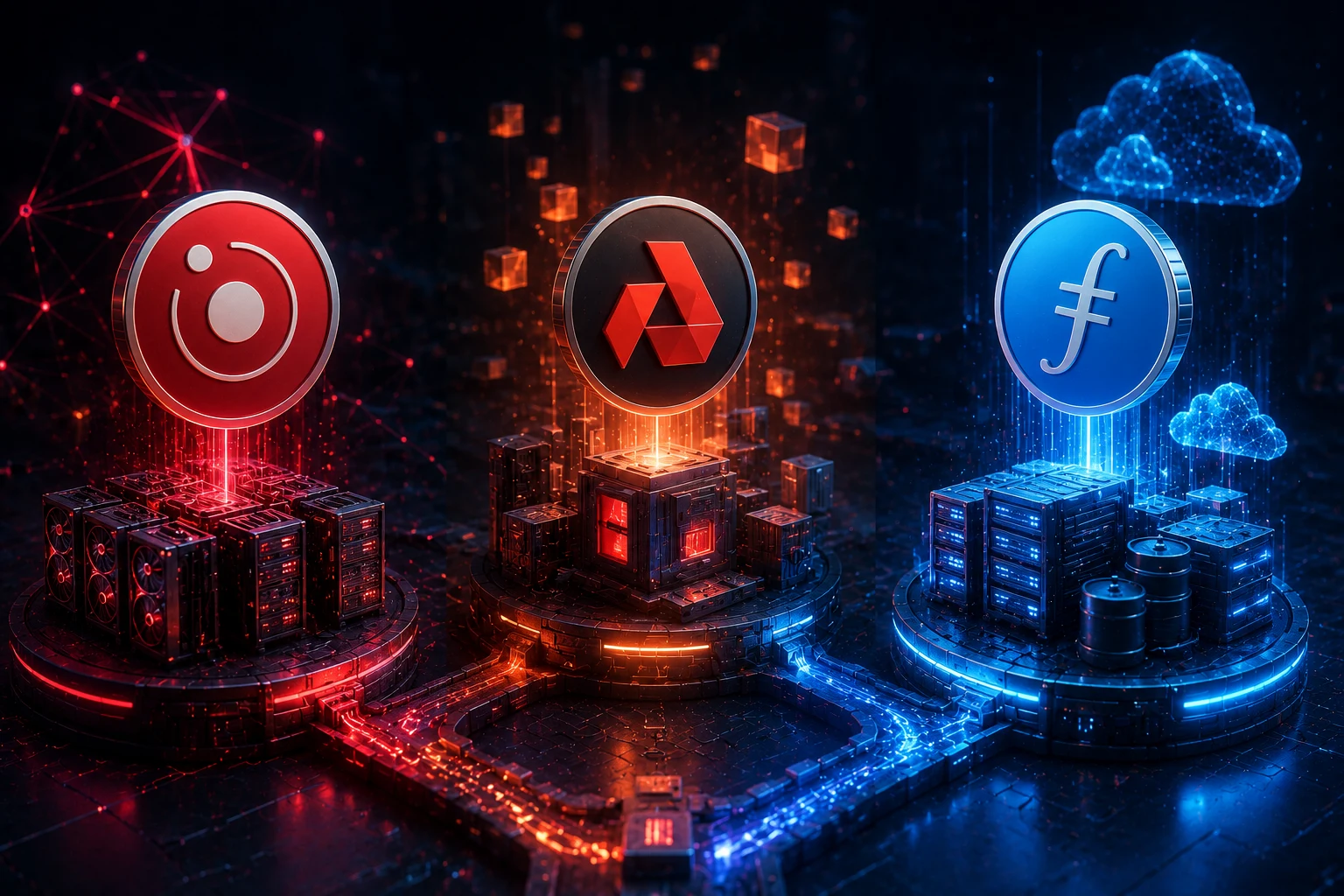 Render vs Akash vs Filecoin : quel token de calcul décentralisé peut gagner ?