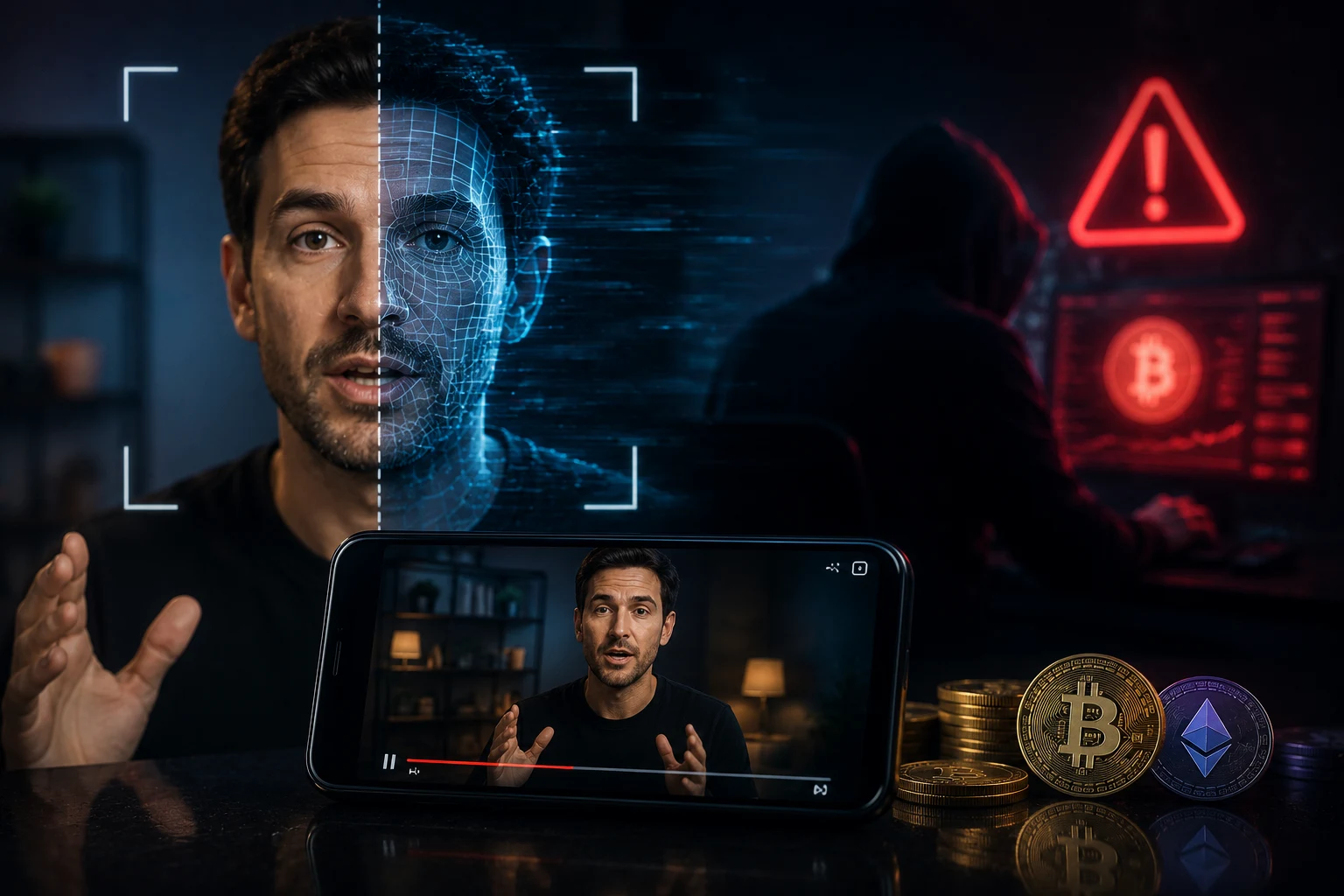 Arnaques crypto par deepfake IA : fonctionnement et défense