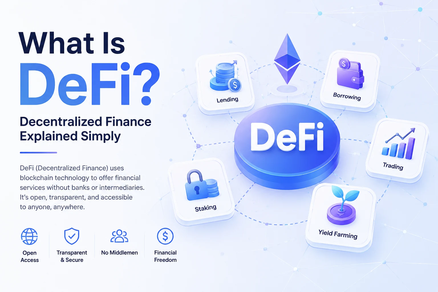 DeFi Nedir? Merkeziyetsiz Finans Basitçe Anlatıldı