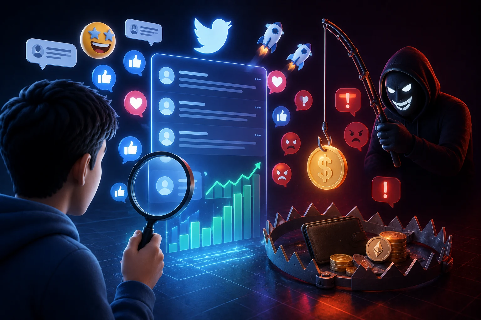 Cómo leer el sentimiento de Crypto Twitter sin que te la cuelen
