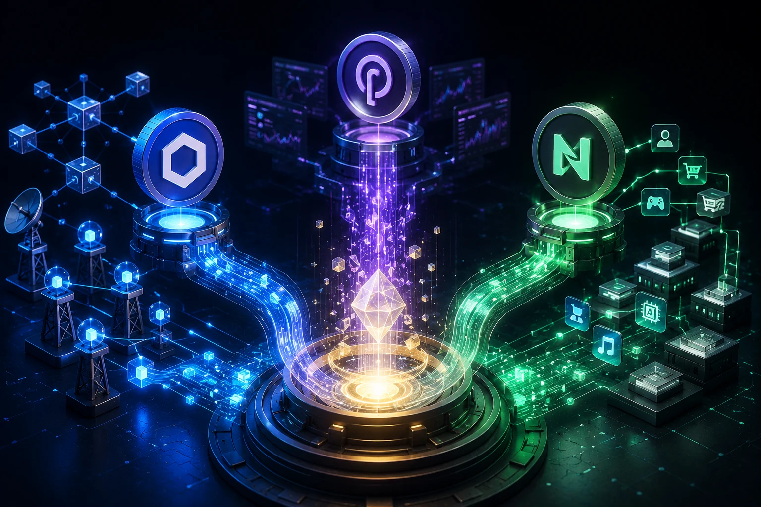 LINK vs PYTH vs NEAR : comment ces tokens crypto captent vraiment la valeur
