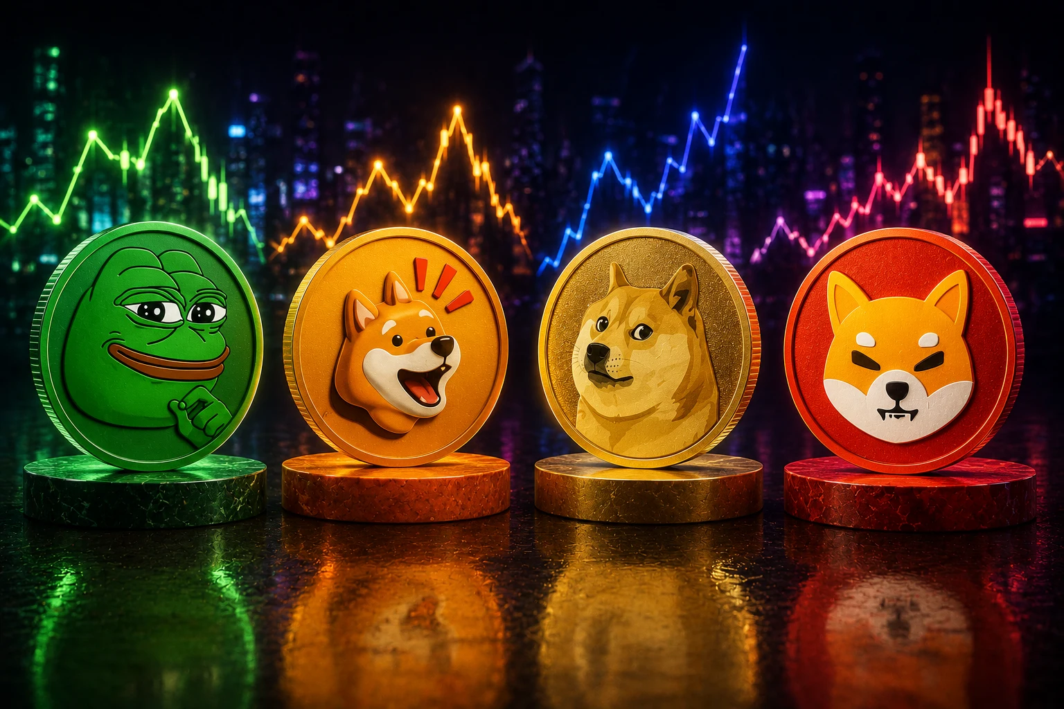 PEPE, BONK, DOGE ve SHIB: Meme Coinomics Karşılaştırması