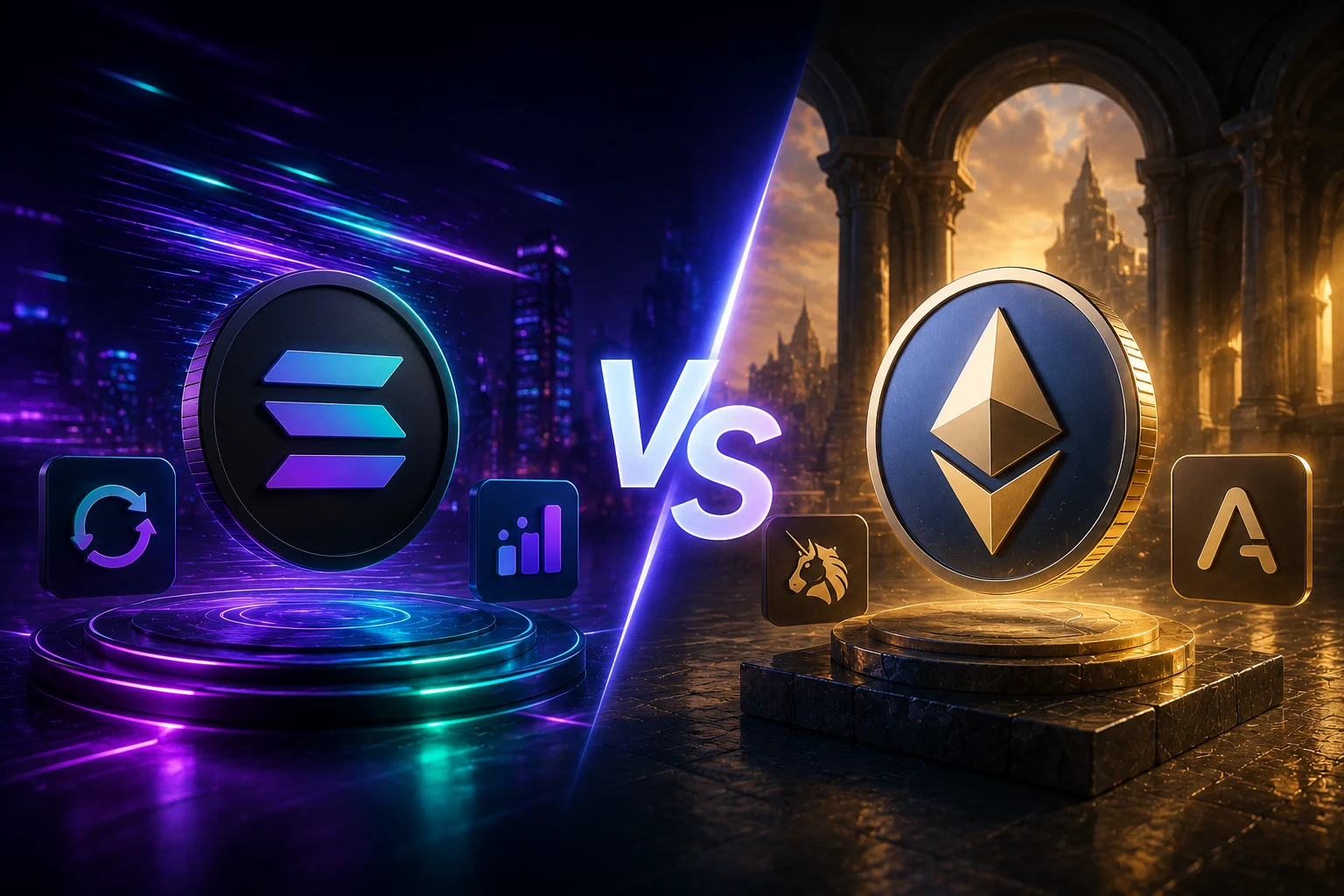 Solana DeFi vs. Ethereum DeFi: Ein ehrlicher Vergleich