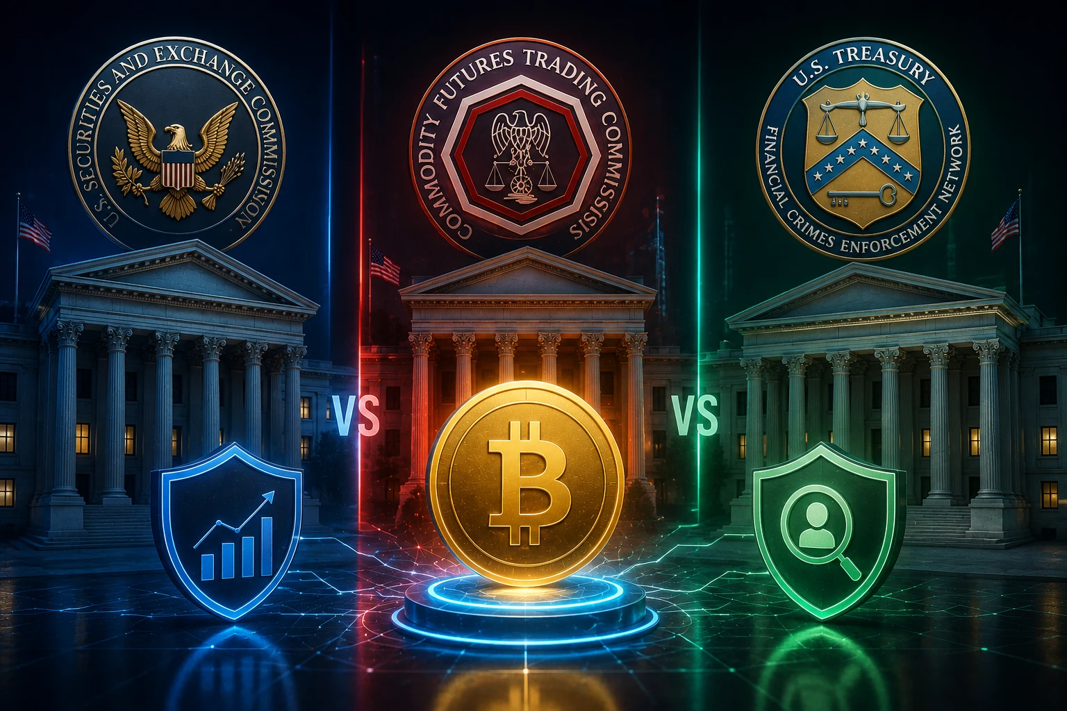 SEC vs CFTC vs FinCEN: Who Actually Regulates US Crypto?