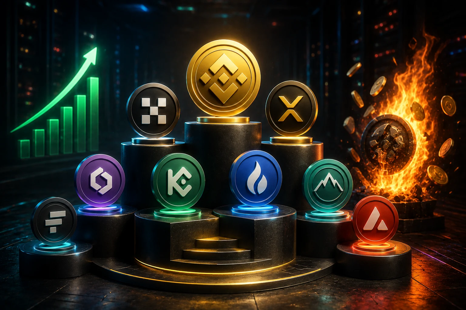Top 10 des tokens d’exchange par rendement réel et burn