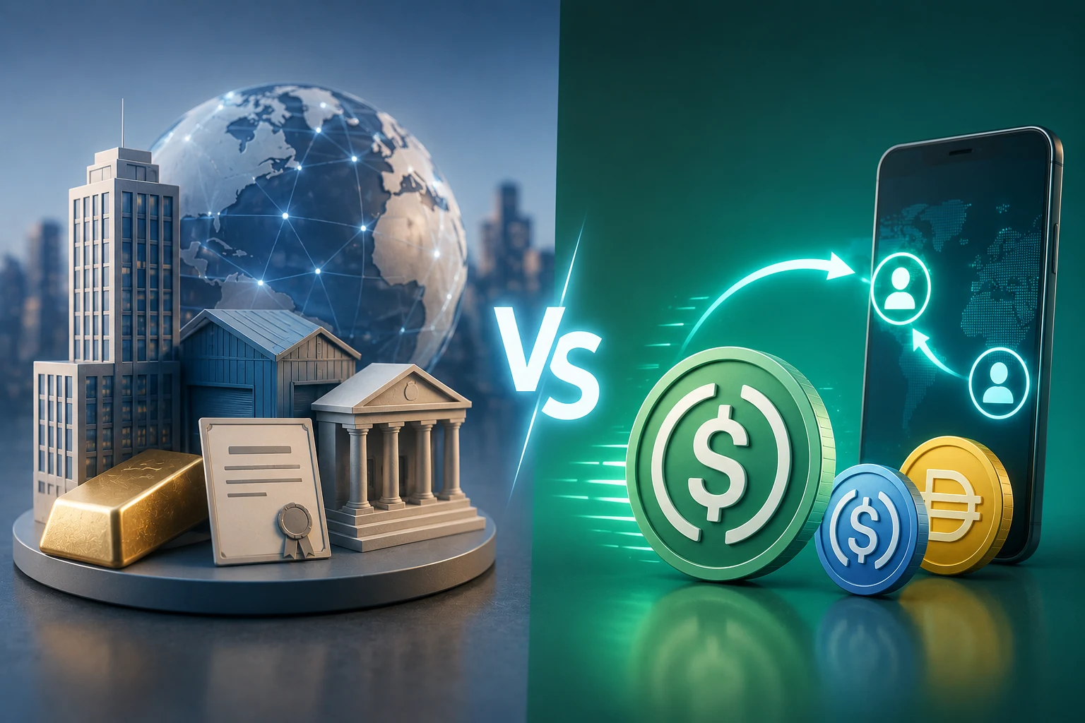 RWA contre stablecoins pour les paiements : comparaison pratique