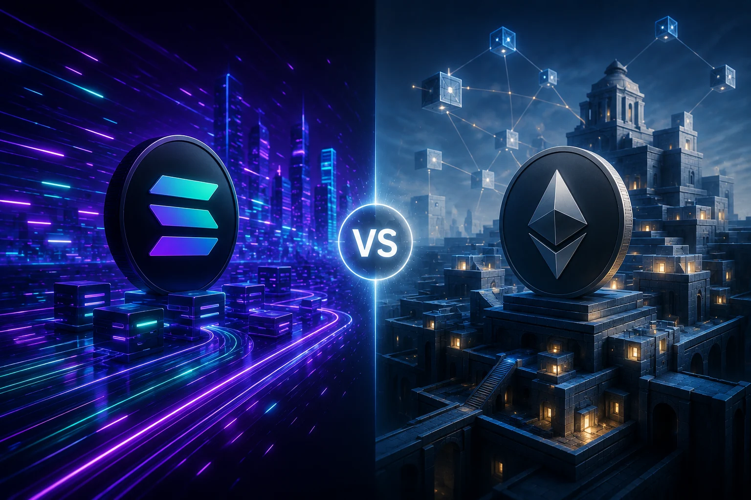 Solana DeFi vs. Ethereum DeFi: Architekturen und Risiken im Vergleich