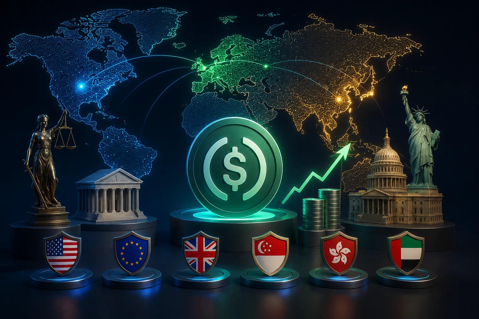 Stablecoin-Renditeprodukte: Rechtslage in wichtigen Jurisdiktionen
