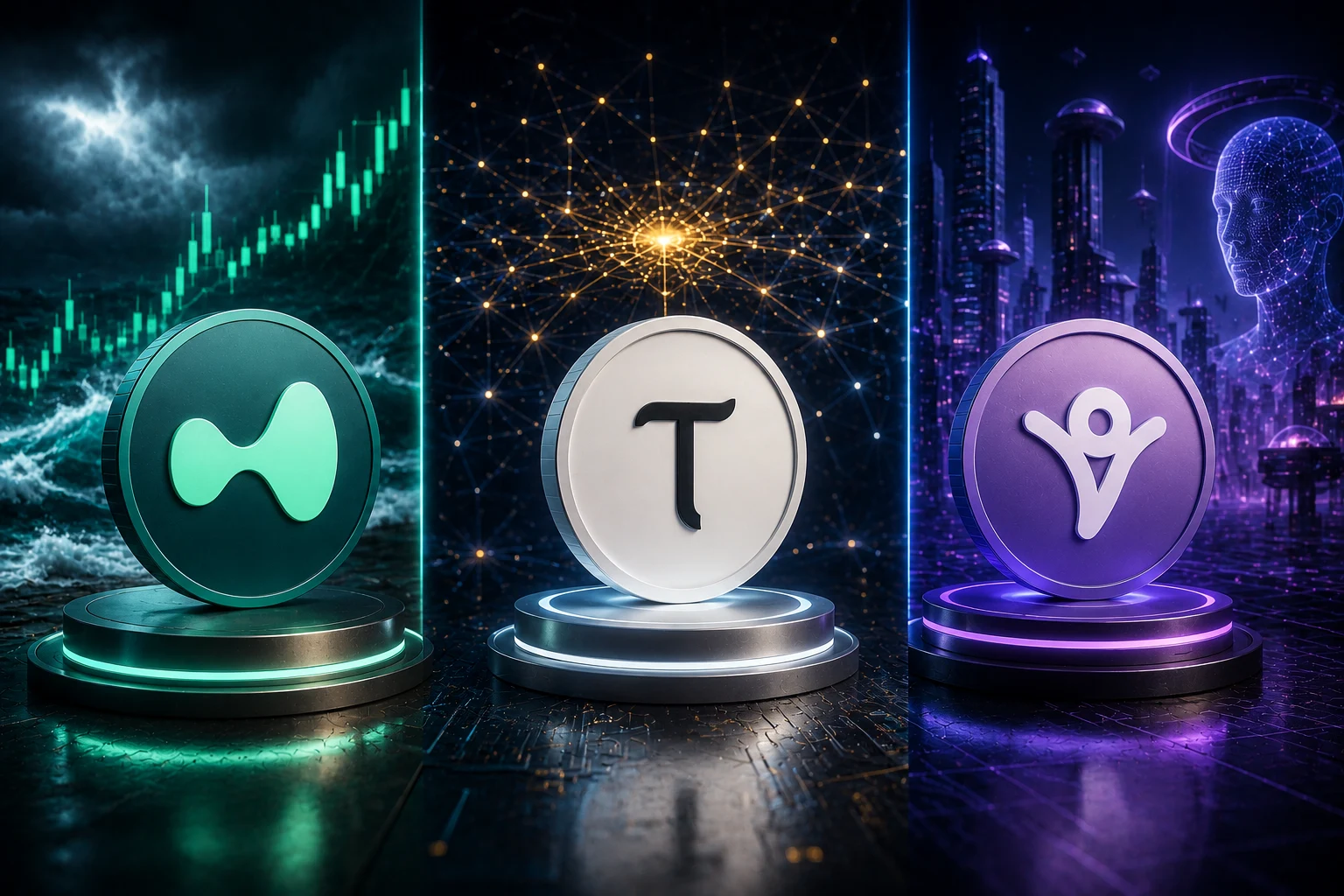 HYPE vs TAO vs VIRTUAL : trois thèses IA comparées
