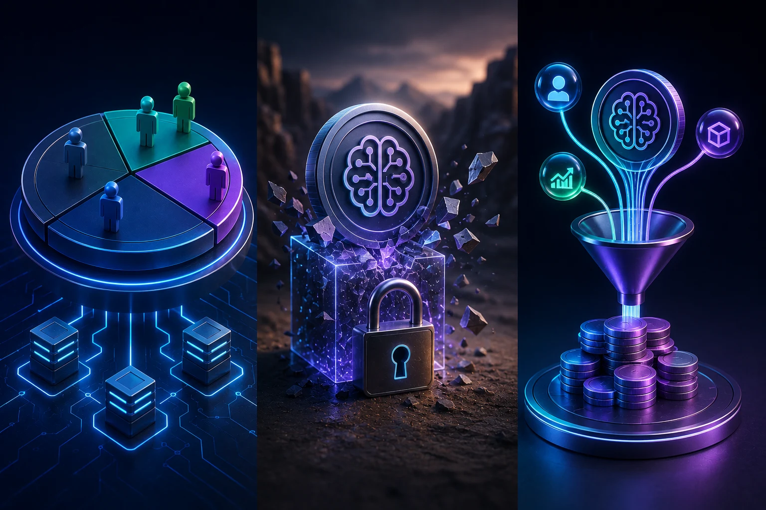 Tokenomics des tokens IA : offre, déblocages et capture