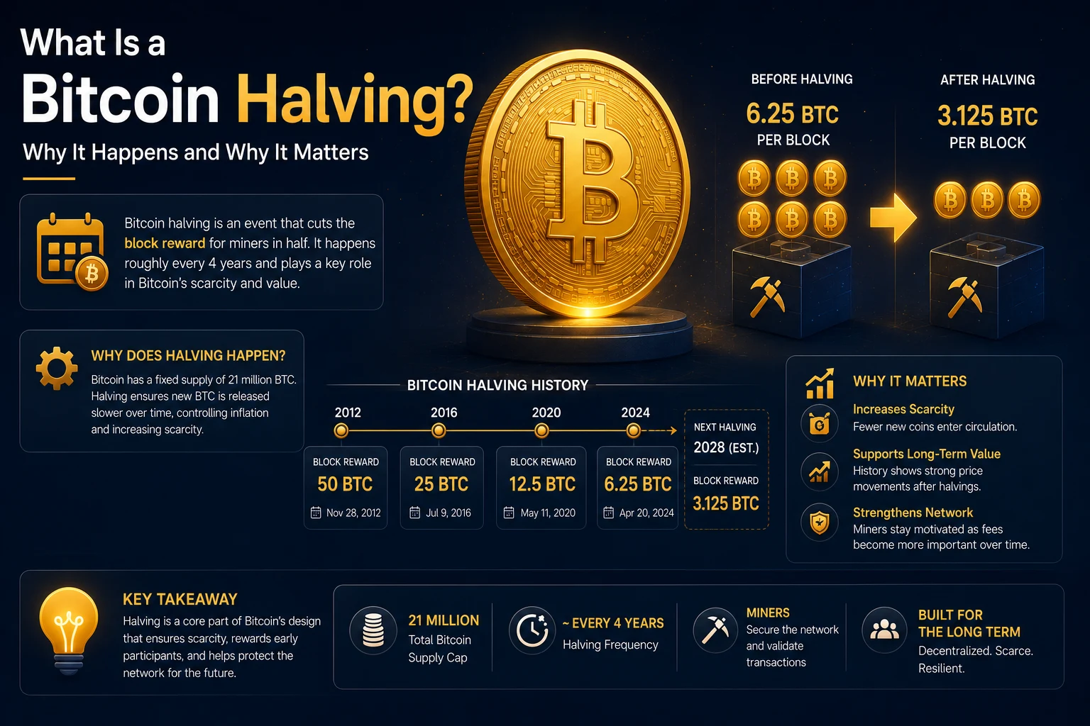 Qué es el halving de Bitcoin: por qué ocurre y por qué importa