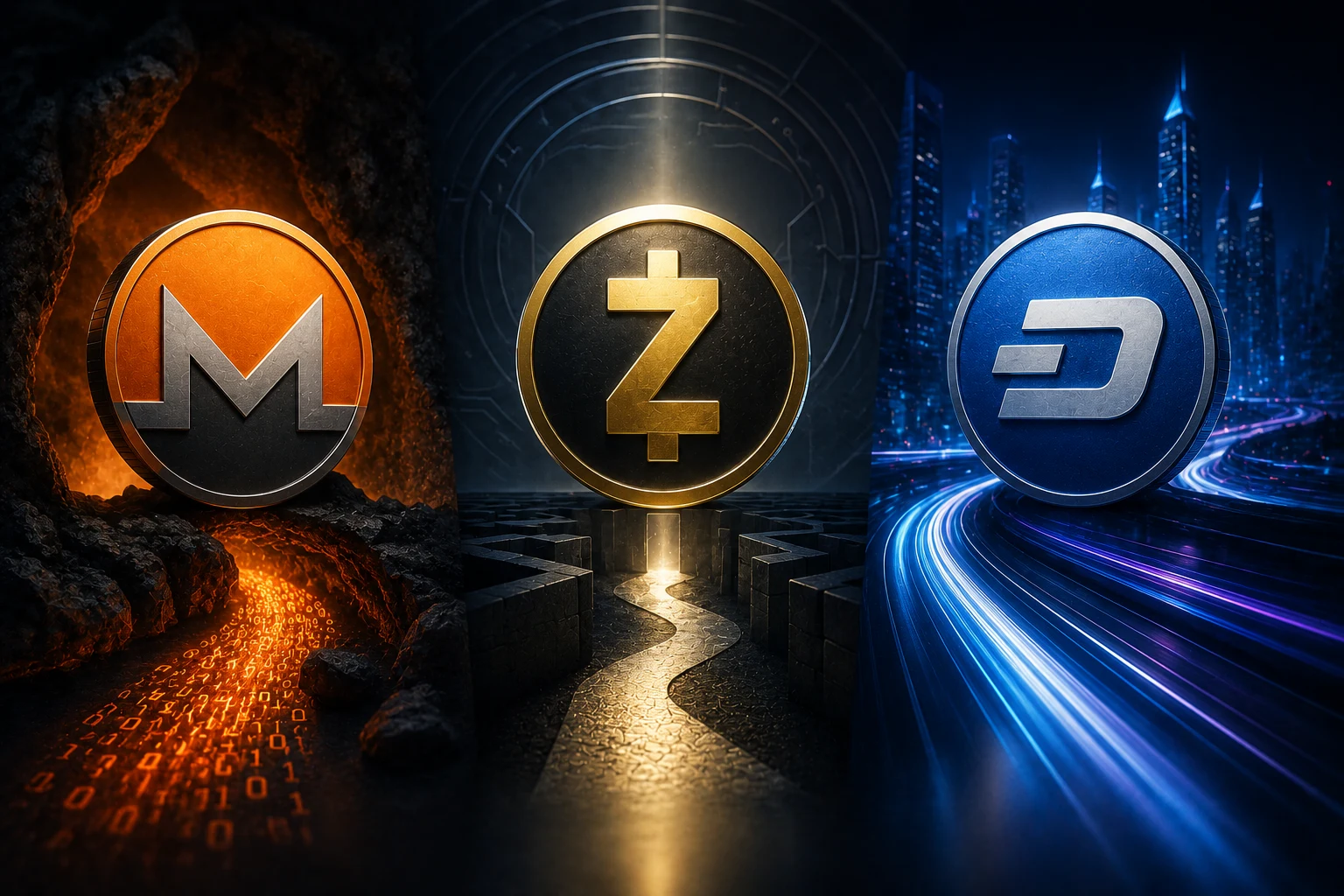 Gizlilik Coin'leri Karşılaştırması: Monero, Zcash ve Dash