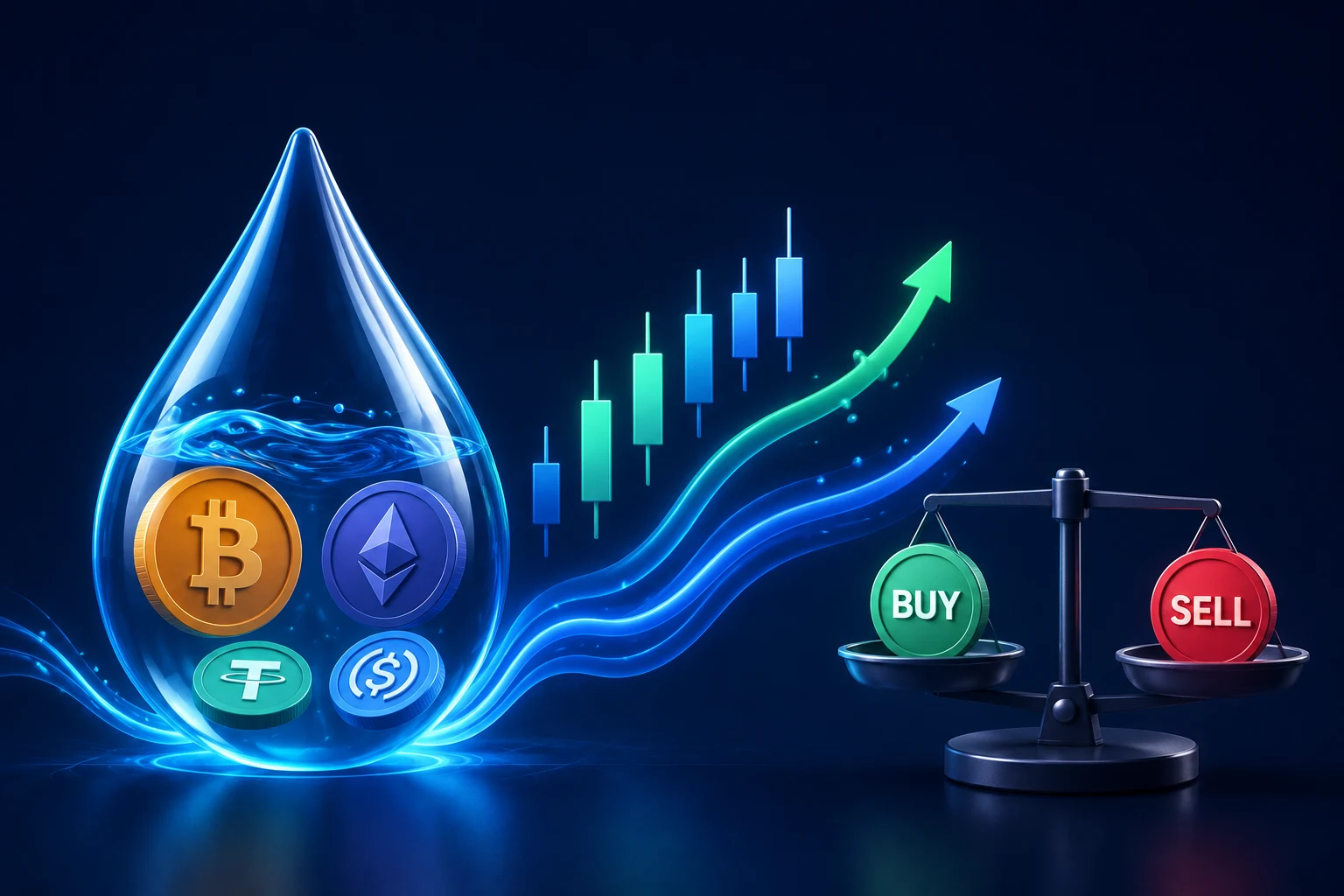 Qu'est-ce que la liquidité du marché crypto ? Pourquoi elle compte