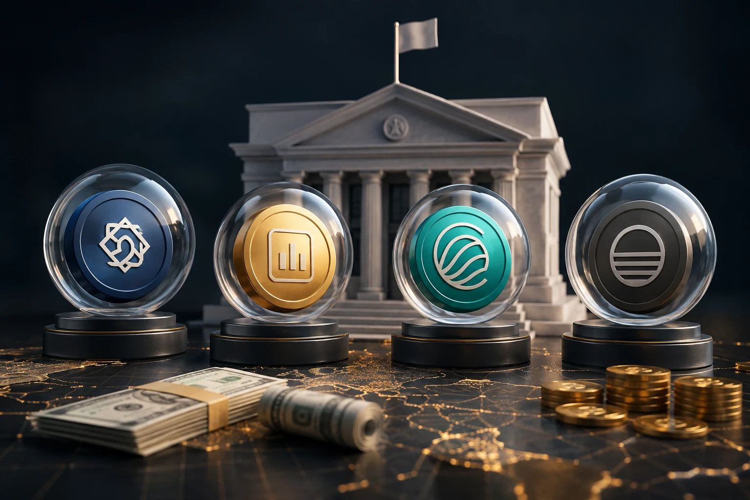 USDtb vs BUIDL vs OUSG vs USYC : tokens du Trésor comparés