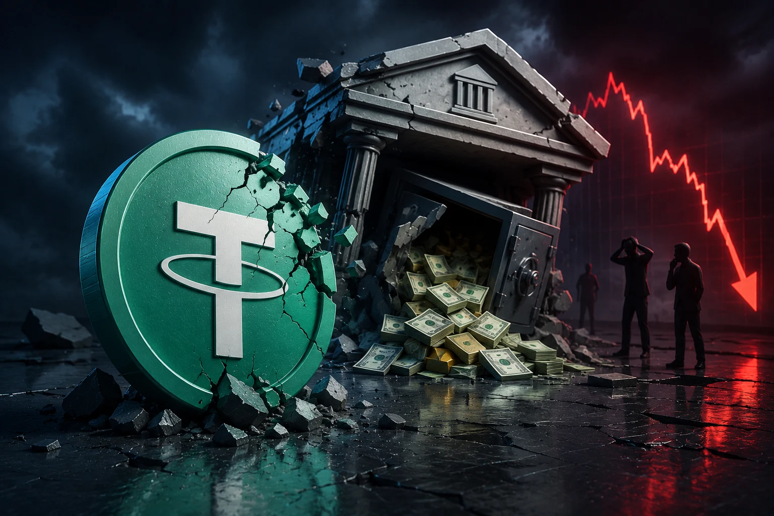 Que se passe-t-il quand un émetteur de stablecoin fait faillite