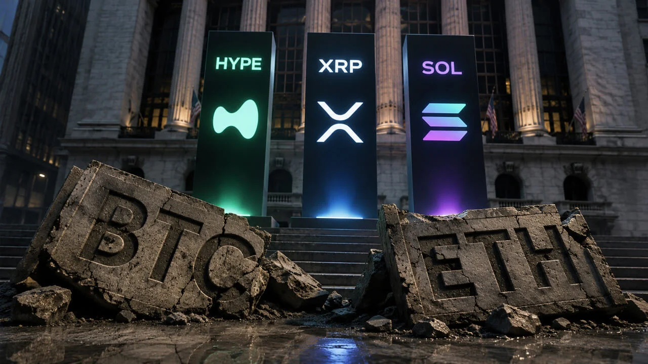 Bitcoin and Ethereum ETFs Bleed $2.7B in Two Weeks as Institutions Rotate into SOL, XRP, and HYPE!