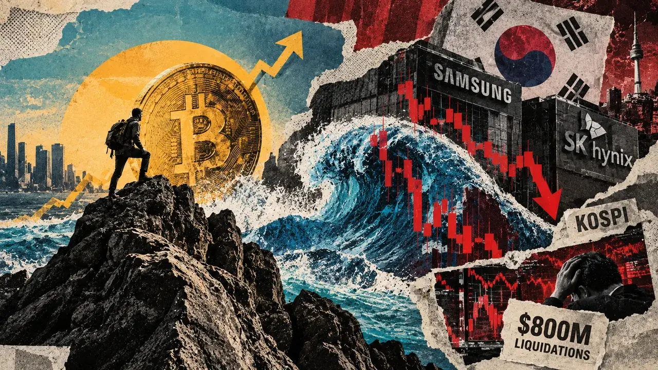 Bitcoin rebounds as Korea stocks plunge after $813M wipeout