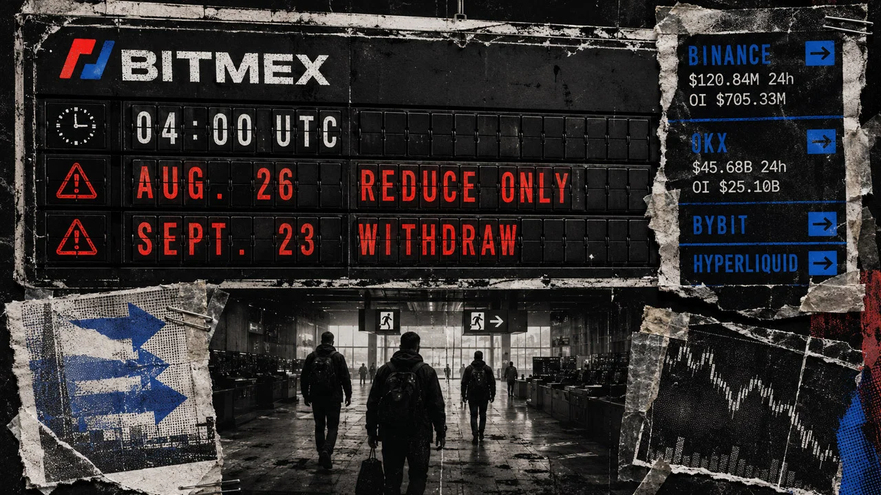 BitMEX sai da UE antes do MiCA e dá 60 dias