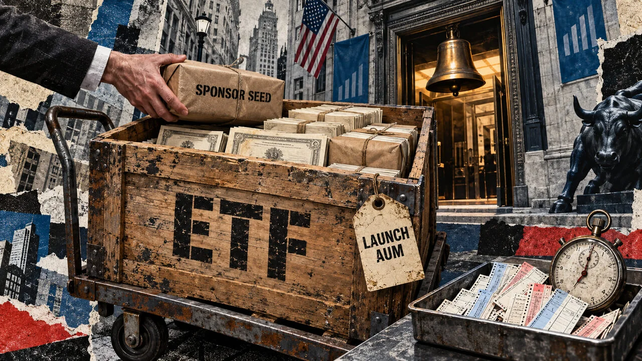 Crypto ETF $100M launch bar masks seed capital, not real demand