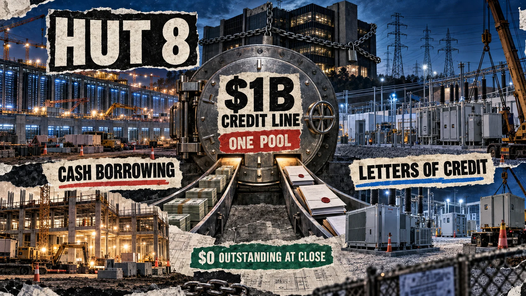 Hut 8 Secures $1B Credit Line for Development