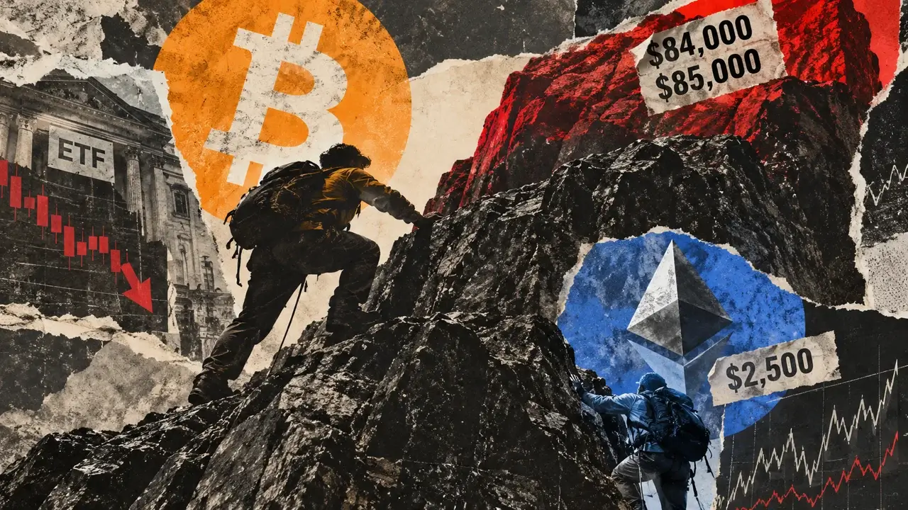 Bitcoin Nears $85K Resistance as Ethereum Rebound Weakens