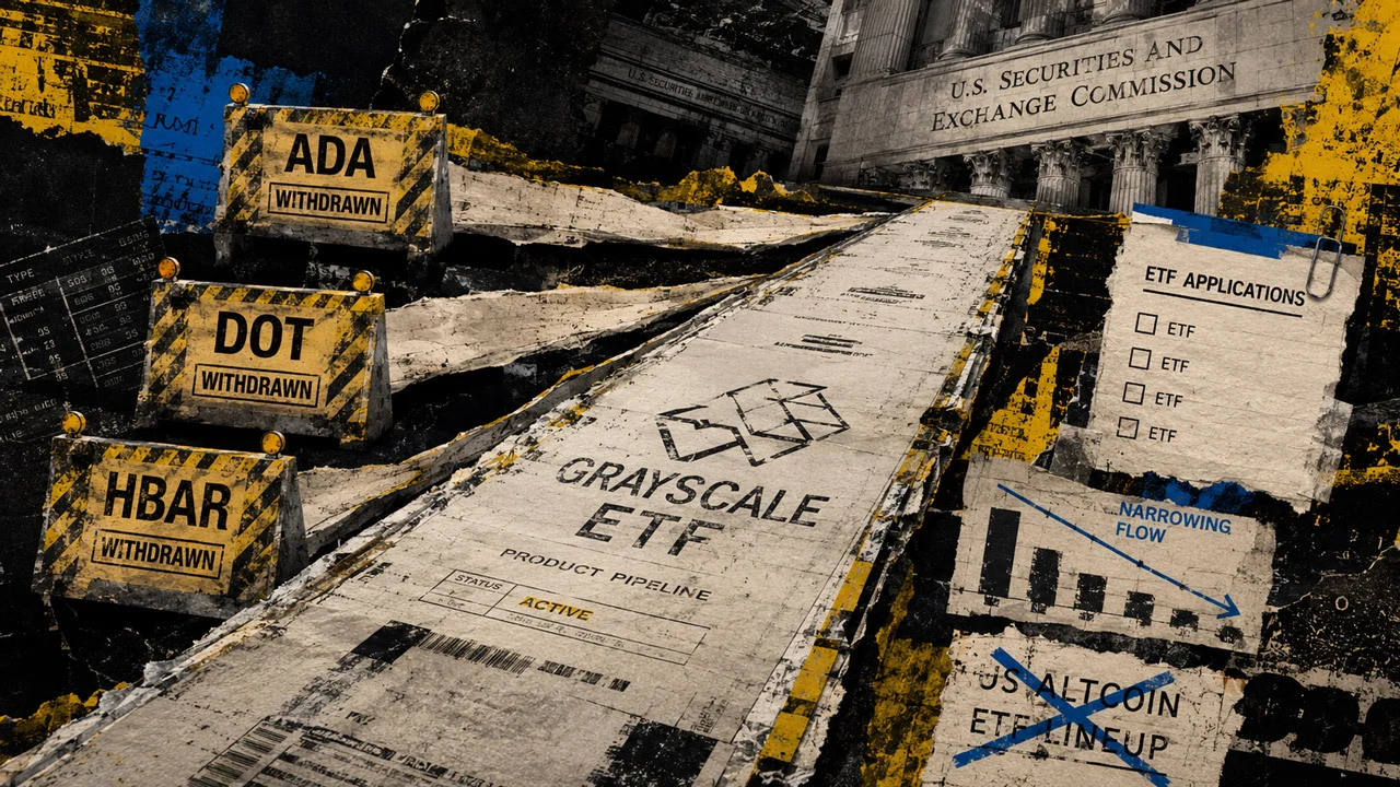 Grayscale Drops 3 Altcoin ETFs, Seeks US Cardano ETF