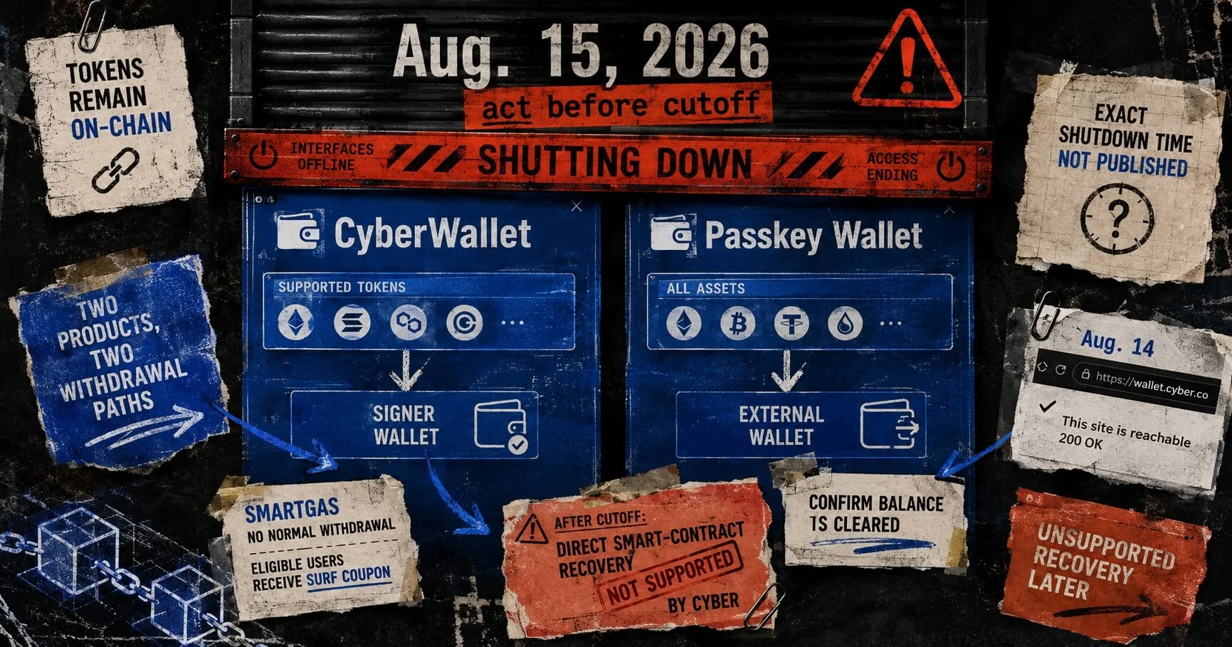 CyberWallet sets Aug. 15 deadline for crypto withdrawals