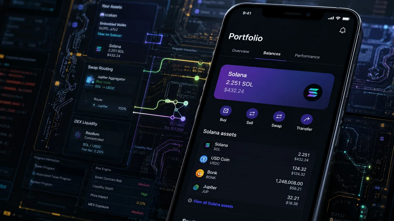 Kraken lança ações tokenizadas dos EUA 24/7 na Solana